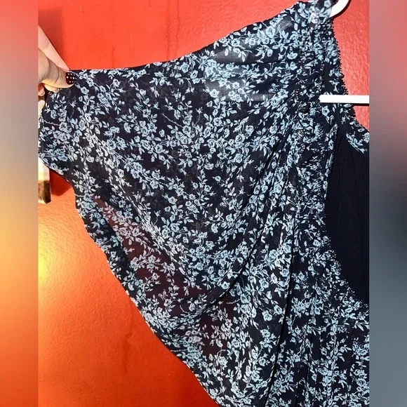 Anthropologie Short-Sleeve Keyhole Swing Tunic Mini Dress - Picture 11 of 15